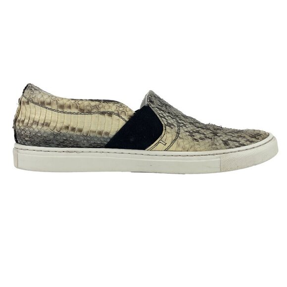 LANVIN Python Luxury Slip-on Sneakers Flats Loafers Round toes Animal sz 36 - Picture 8 of 14